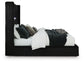 Tayleena  Upholstered Bed With Fireplace And Wireless Audio