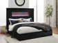 Tayleena  Upholstered Bed With Fireplace And Wireless Audio