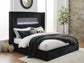 Tayleena  Upholstered Bed With Fireplace And Wireless Audio