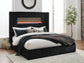 Tayleena  Upholstered Bed With Fireplace And Wireless Audio