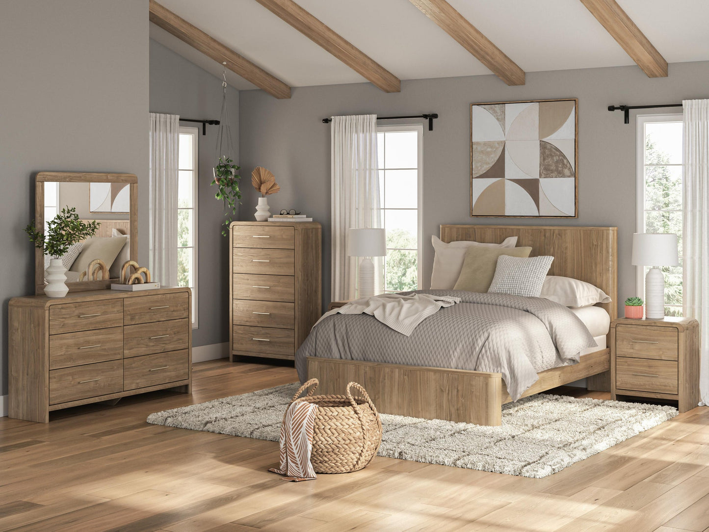 Gramburg  Panel Bed