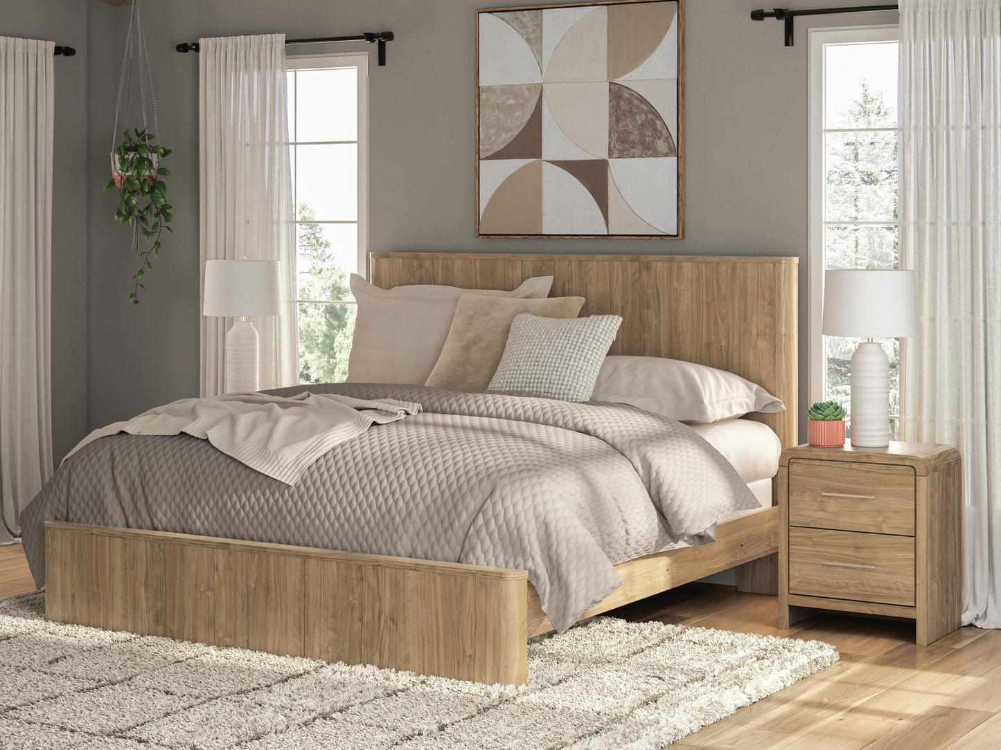 Gramburg  Panel Bed
