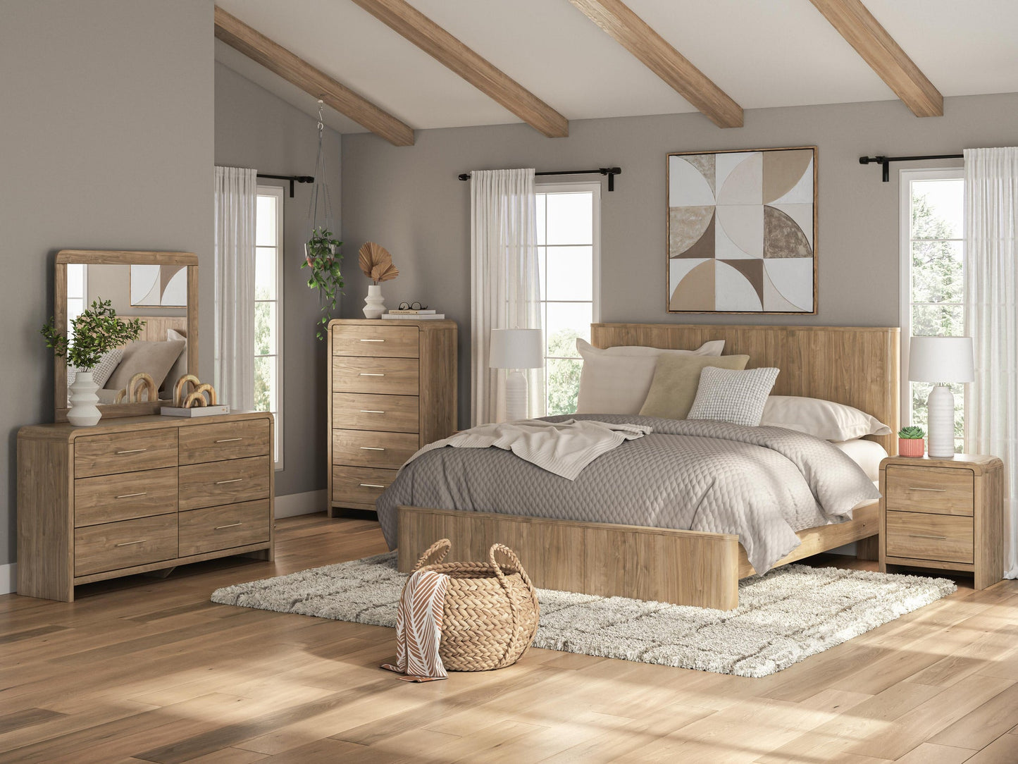 Gramburg  Panel Bed