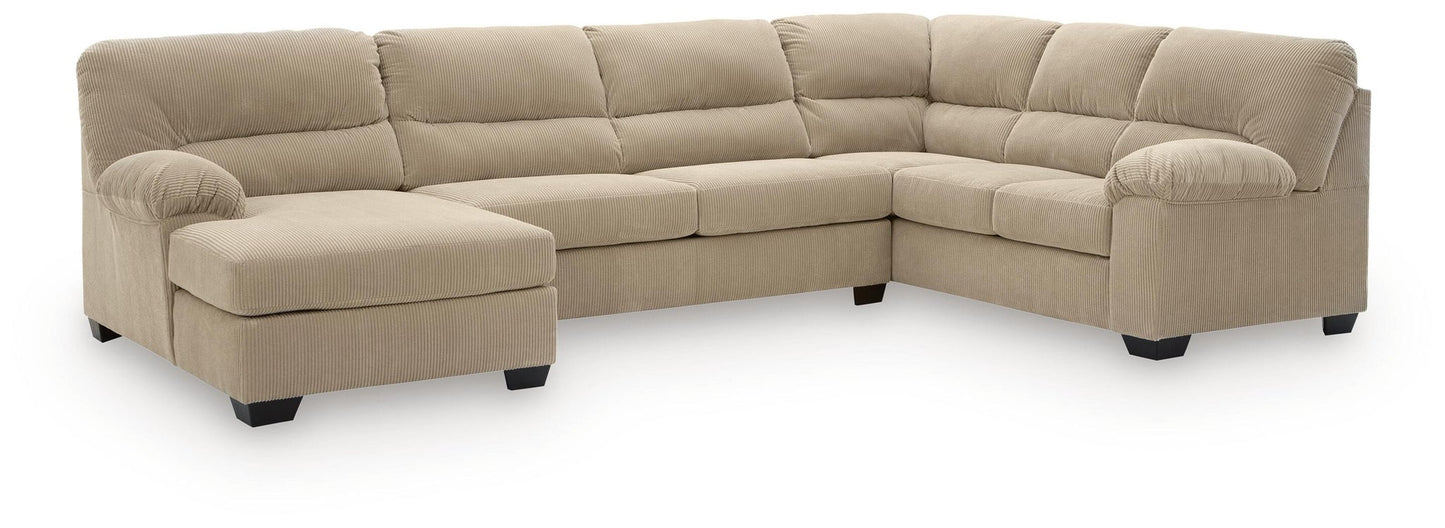 SimpleJoy 3-Piece Sectional with Chaise