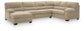 SimpleJoy 3-Piece Sectional with Chaise
