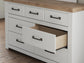 Savonport  Panel Bed, Dresser And Mirror