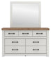 Savonport  Panel Storage Bed, Dresser And Mirror