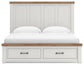 Savonport  Panel Storage Bed. Dresser, Mirror And Nightstand
