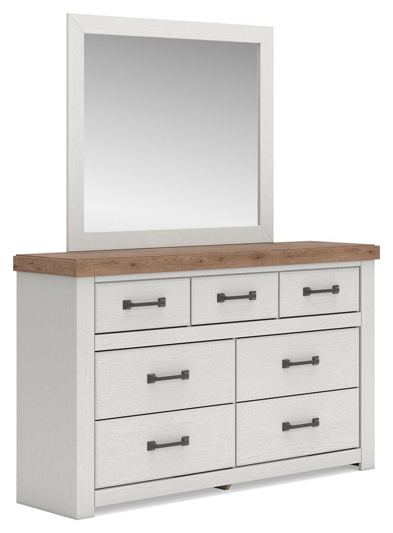 Savonport  Panel Storage Bed. Dresser, Mirror And Nightstand