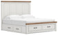 Savonport  Panel Storage Bed, Dresser, Mirror, Chest And Nightstand