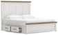 Savonport  Panel Bed With Storage, Dresser And Mirror
