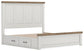 Savonport  Panel Bed With Storage, Dresser And Mirror