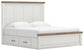 Savonport  Panel Bed With Storage. Dresser, Mirror And Nightstand