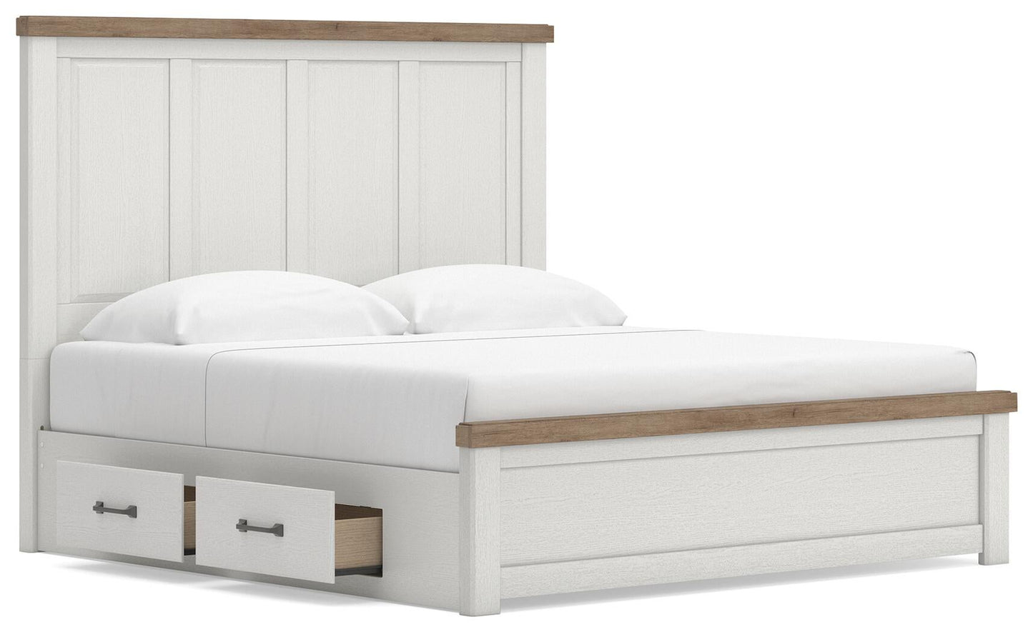 Savonport  Panel Bed With Storage. Dresser, Mirror And Nightstand