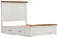 Savonport  Panel Bed With Storage, Dresser And Mirror