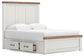 Savonport  Panel Bed With Storage. Dresser, Mirror And Nightstand