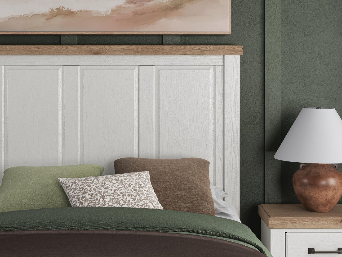 Savonport  Panel Bed With Storage. Dresser, Mirror And Nightstand