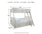 Robbinsdale  Over  Bunk Bed With Storage