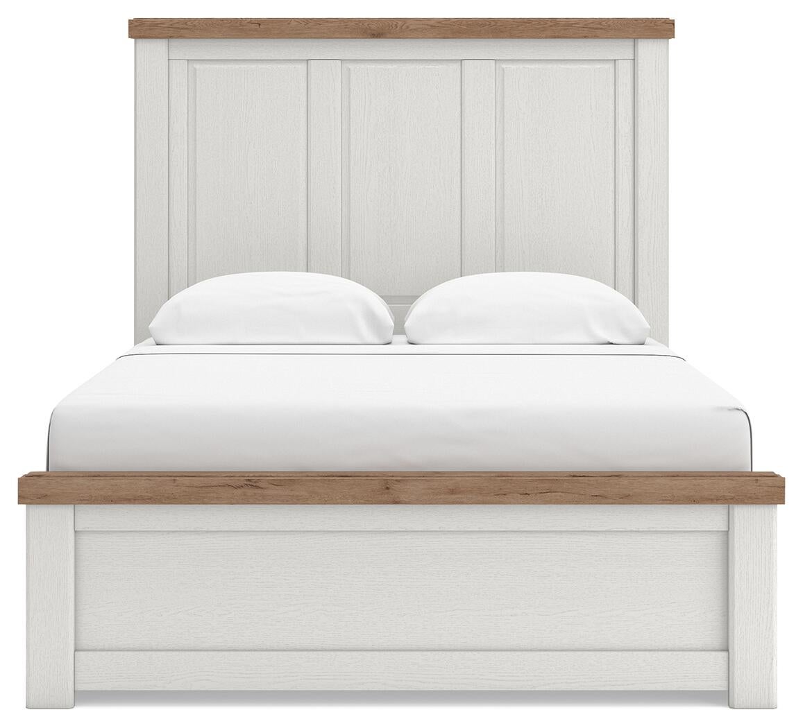 Savonport  Panel Bed With Storage, Dresser And Mirror