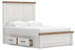 Savonport  Panel Bed With Storage, Dresser And Mirror