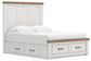 Savonport  Panel Storage Bed. Dresser, Mirror And Nightstand