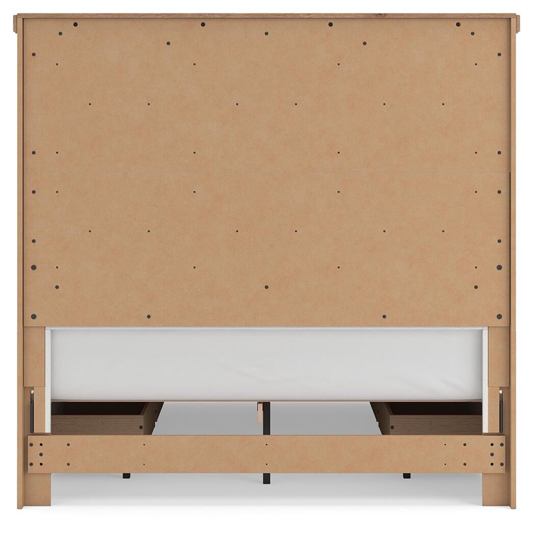 Savonport  Panel Storage Bed, Dresser And Mirror