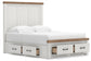 Savonport  Panel Storage Bed, Dresser And Mirror