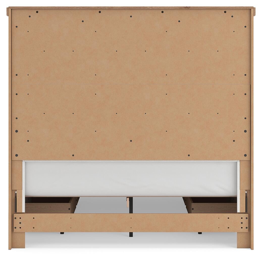 Savonport  Panel Bed With Storage. Dresser, Mirror And Nightstand