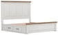 Savonport  Panel Bed With Storage, Dresser And Mirror