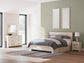 Lawroy  Panel Bed With Storage, Dresser, Mirror And Nightstand