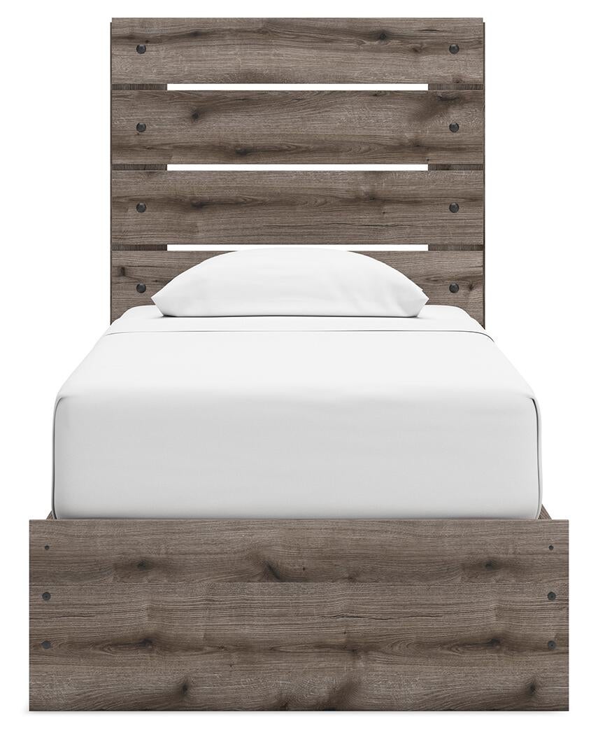 Urbanoore  Panel Bed With Storage, Dresser, Mirror And Nightstand