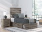 Urbanoore  Panel Bed With Storage, Dresser, Mirror And Nightstand