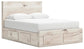 Lawroy  Panel Storage Bed, Dresser, Mirror And Nightstand