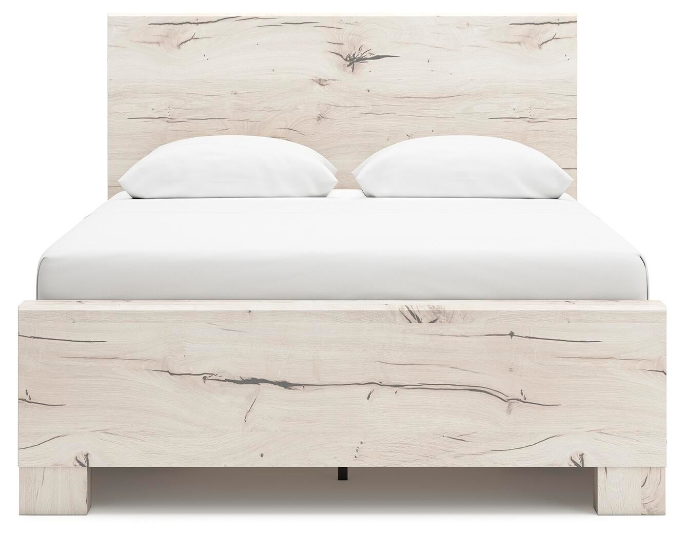 Lawroy  Panel Bed With Storage, Dresser And Mirror