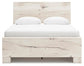 Lawroy  Panel Bed With Storage, Dresser And Mirror