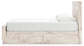 Lawroy  Panel Bed With Storage, Dresser And Mirror