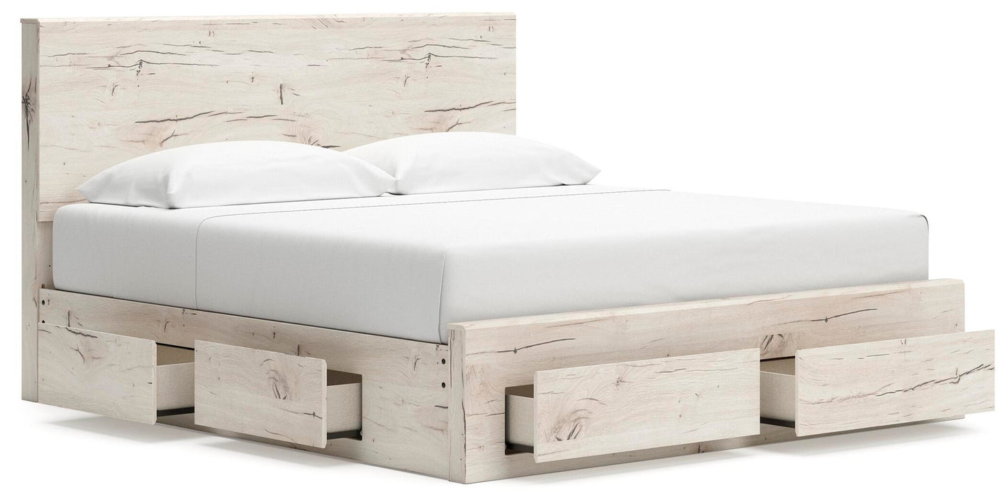 Lawroy  Panel Storage Bed, Dresser, Mirror, Chest And Nightstand