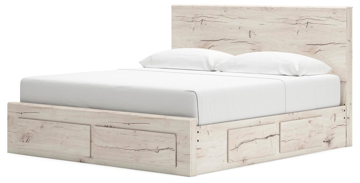 Lawroy  Panel Storage Bed, Dresser, Mirror, Chest And Nightstand