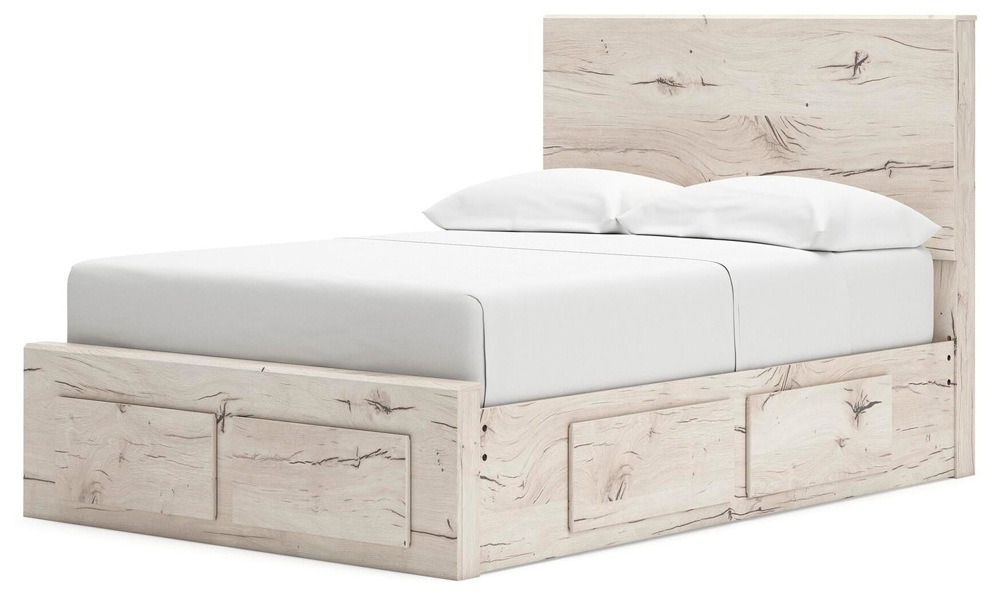 Lawroy  Panel Storage Bed, Dresser, Mirror, Chest And Nightstand