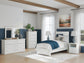 Bostwick Shoals  Panel Bed, Dresser, Mirror, Chest And Nightstand