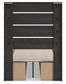 Delmorta  Panel Bed With Storage, Dresser, Mirror, Chest And Nightstand
