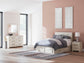 Lawroy  Panel Storage Bed, Dresser, Mirror And Nightstand