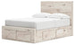 Lawroy  Panel Storage Bed, Dresser And Mirror
