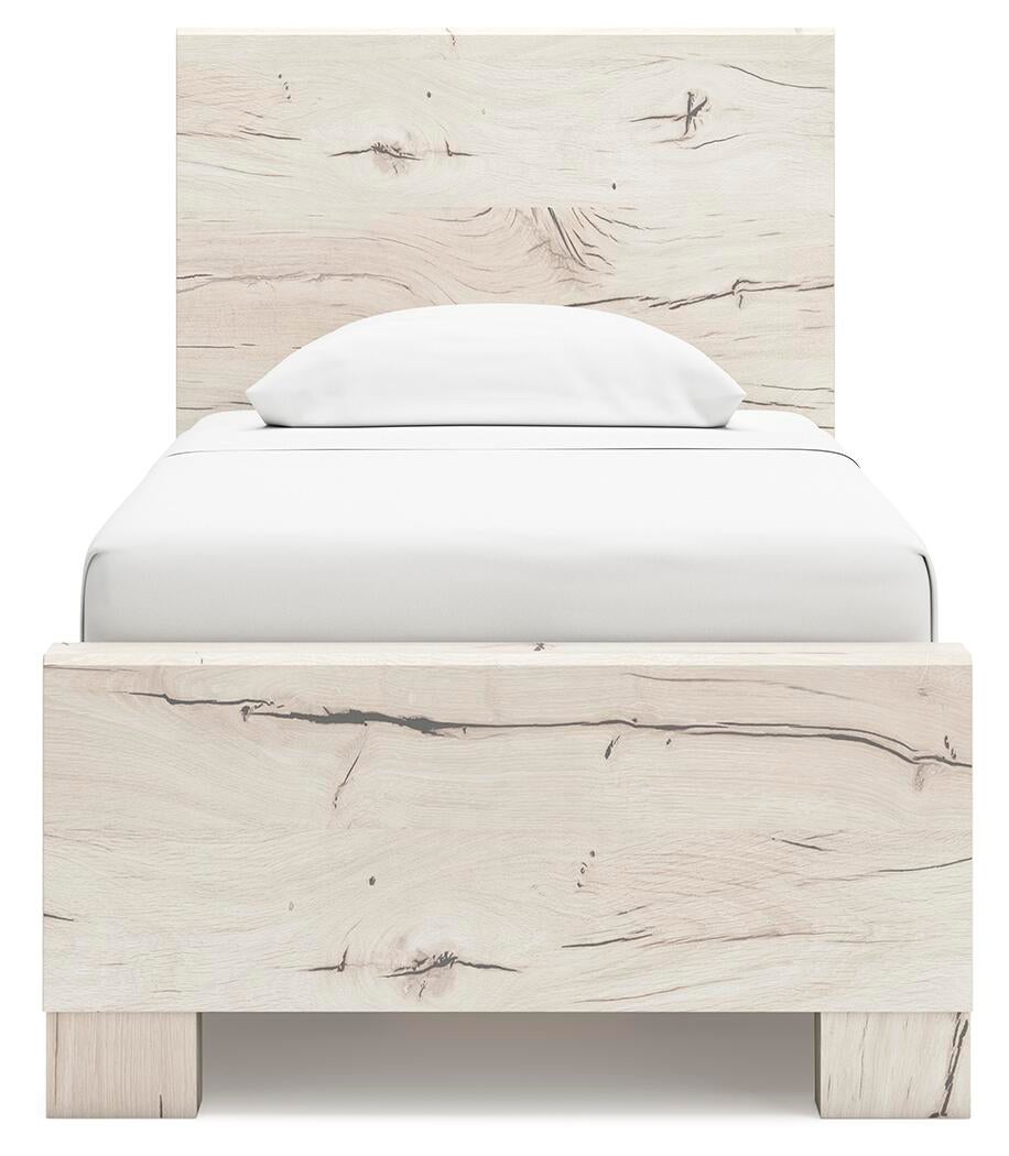 Lawroy  Panel Bed With Storage, Dresser, Mirror, Chest And Nightstand