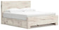 Lawroy  Panel Bed With Storage, Dresser, Mirror, Chest And Nightstand