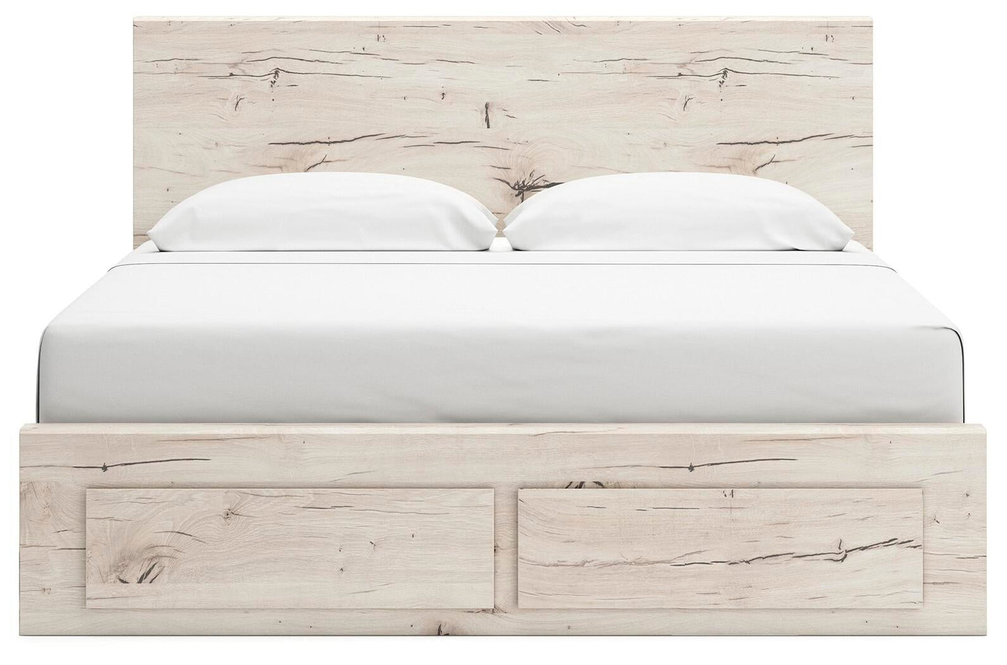 Lawroy  Panel Storage Bed, Dresser, Mirror And Nightstand