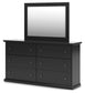 Maribel  Panel Bed, Dresser, Mirror And Nightstand