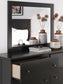 Maribel  Panel Bed, Dresser, Mirror And Nightstand