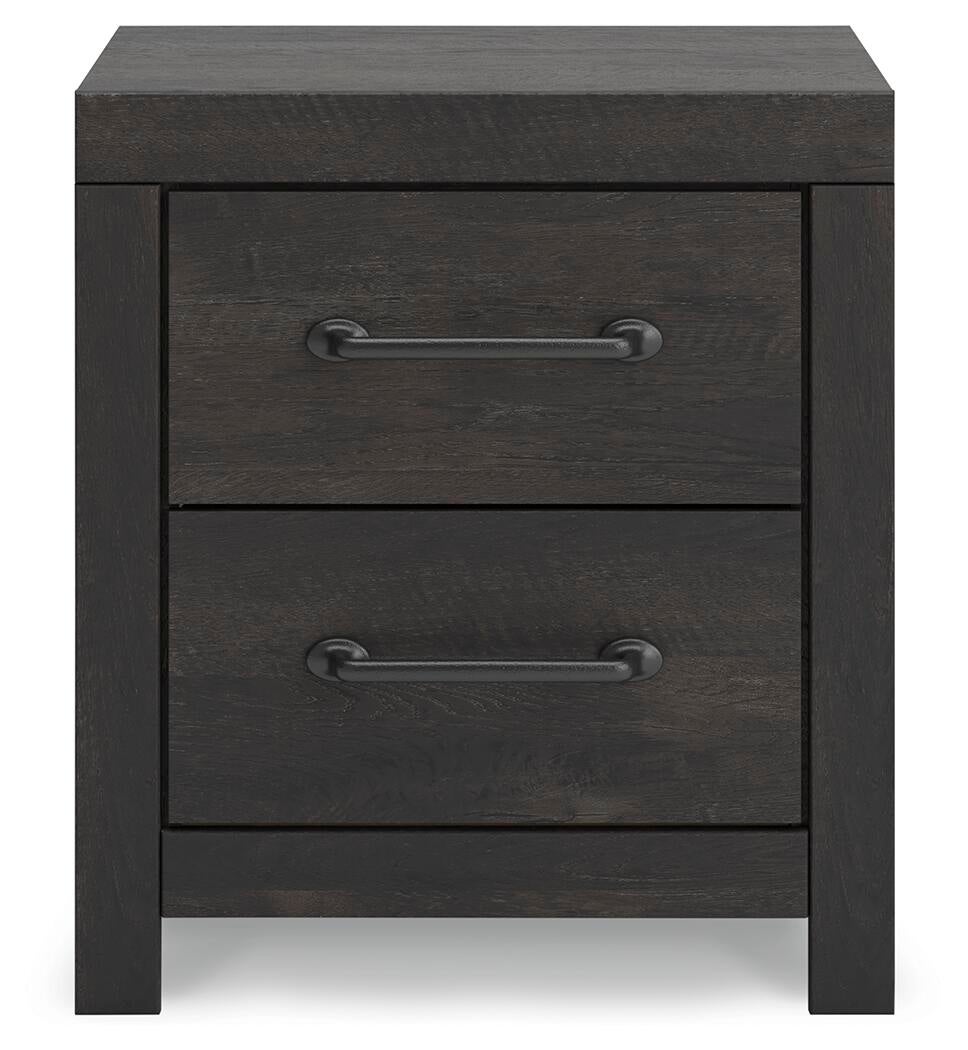 Delmorta  Panel Bed, Dresser, Mirror, Chest And Nightstand