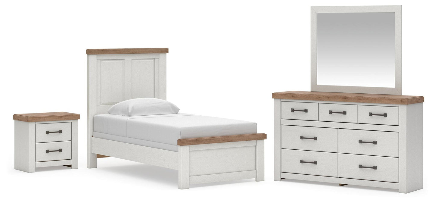 Savonport  Panel Bed. Dresser, Mirror And Nightstand